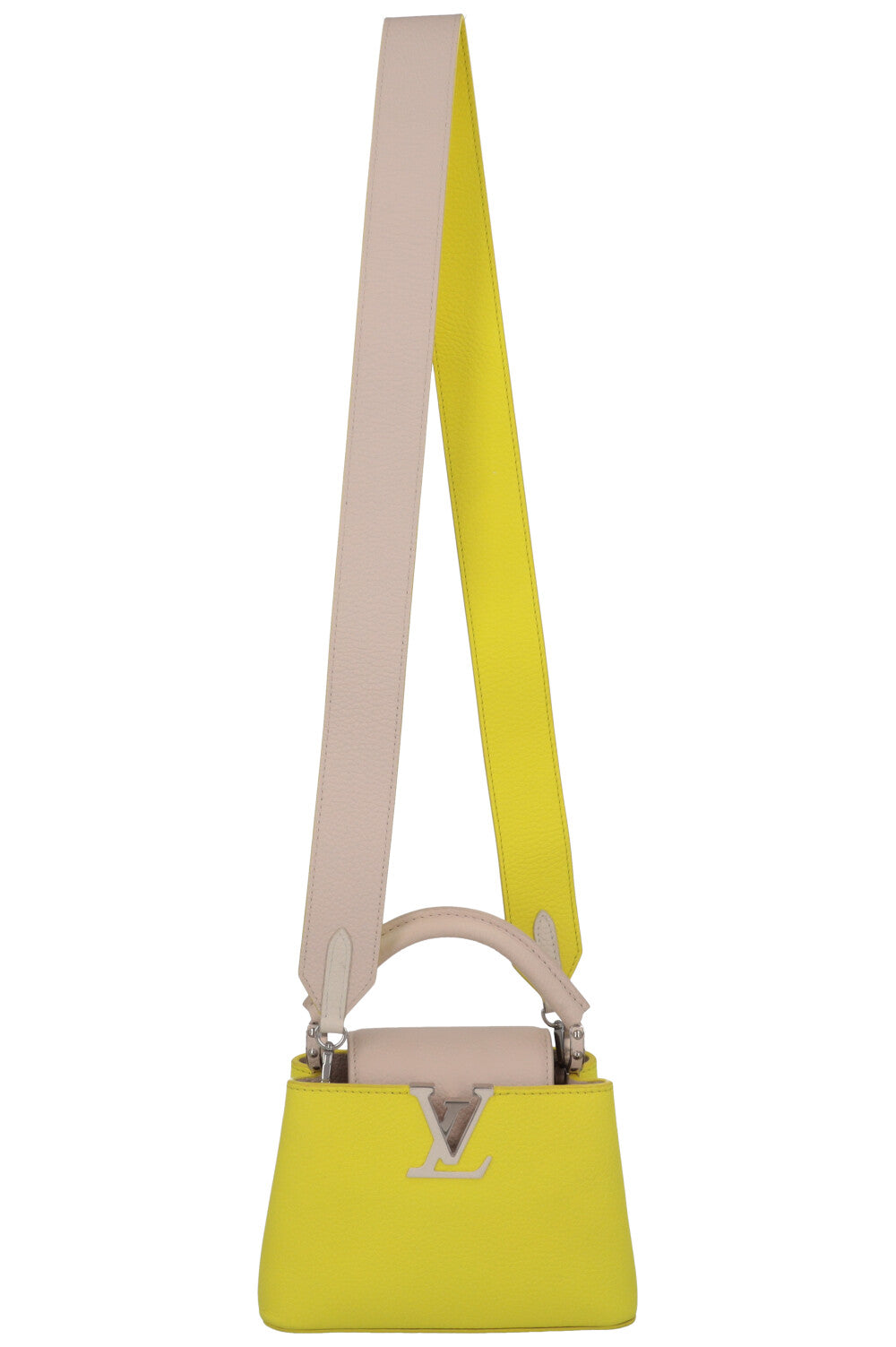 LOUIS VUITTON Mini Capucines Jaune Blush