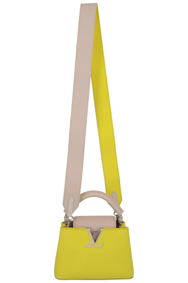 LOUIS VUITTON Mini Capucines Jaune Blush