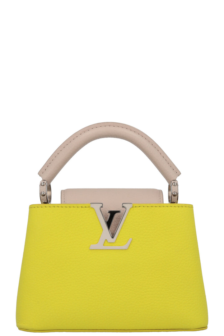 LOUIS VUITTON Mini Capucines Jaune Blush