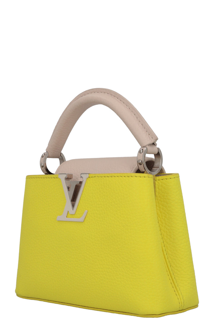 LOUIS VUITTON Mini Capucines Jaune Blush