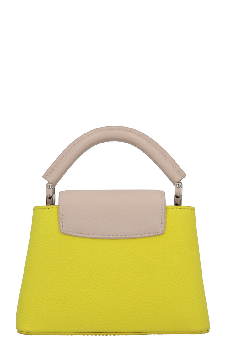 LOUIS VUITTON Mini Capucines Jaune Blush