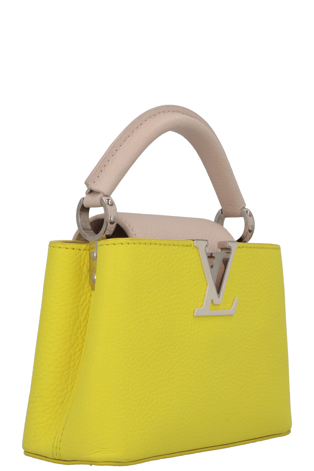 LOUIS VUITTON Mini Capucines Jaune Blush
