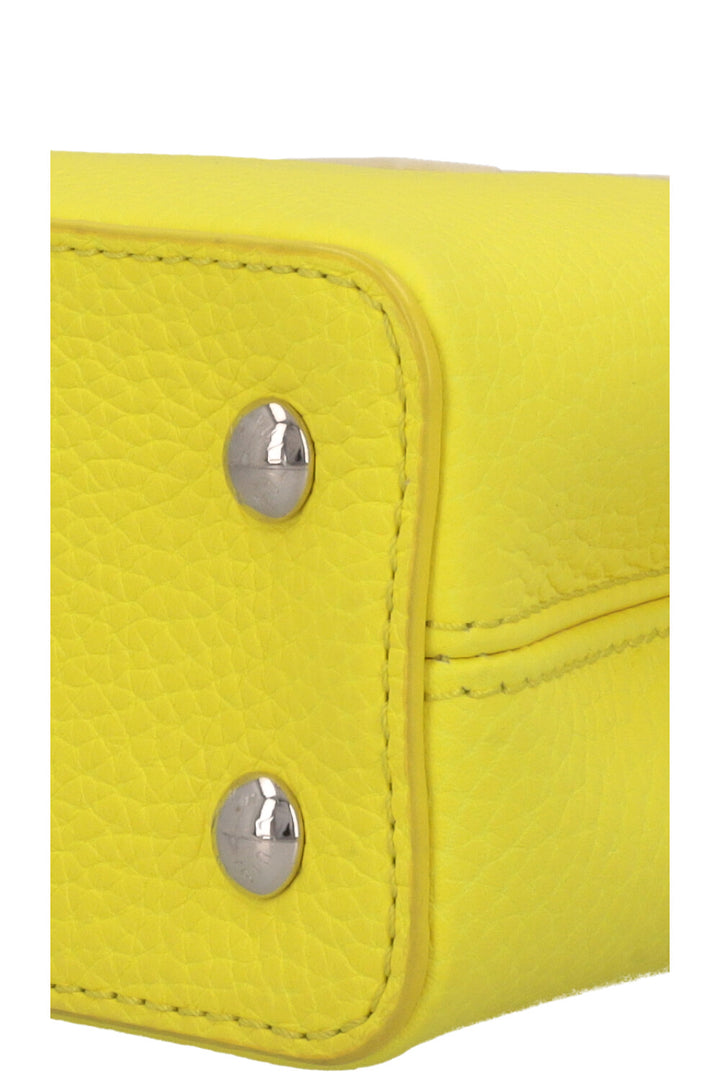 LOUIS VUITTON Mini Capucines Jaune Blush