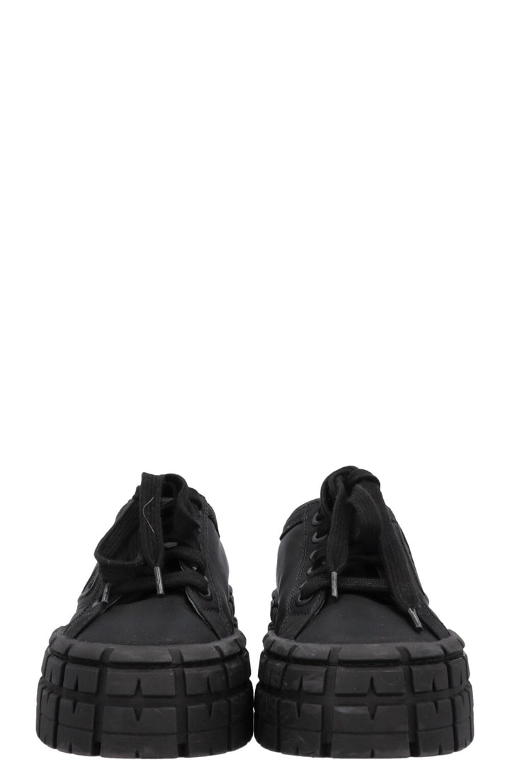 PRADA Re-Nylon Logo Low Top Sneakers Black