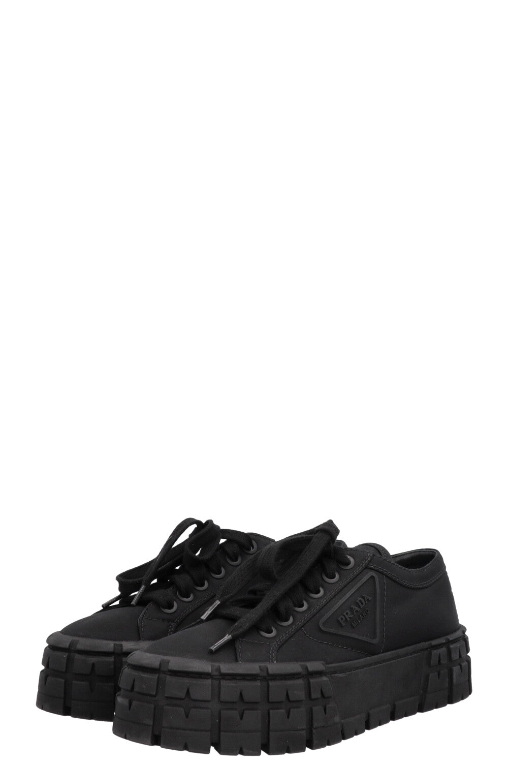 PRADA Re-Nylon Logo Low Top Sneakers Black