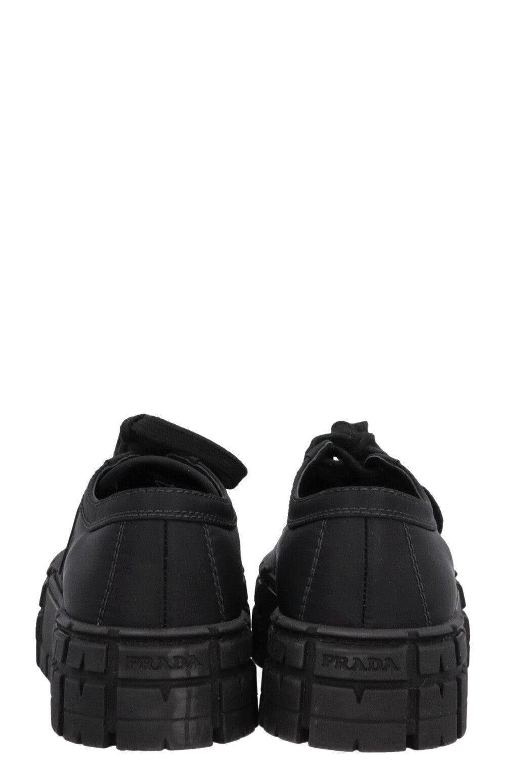 PRADA Re-Nylon Logo Low Top Sneakers Black