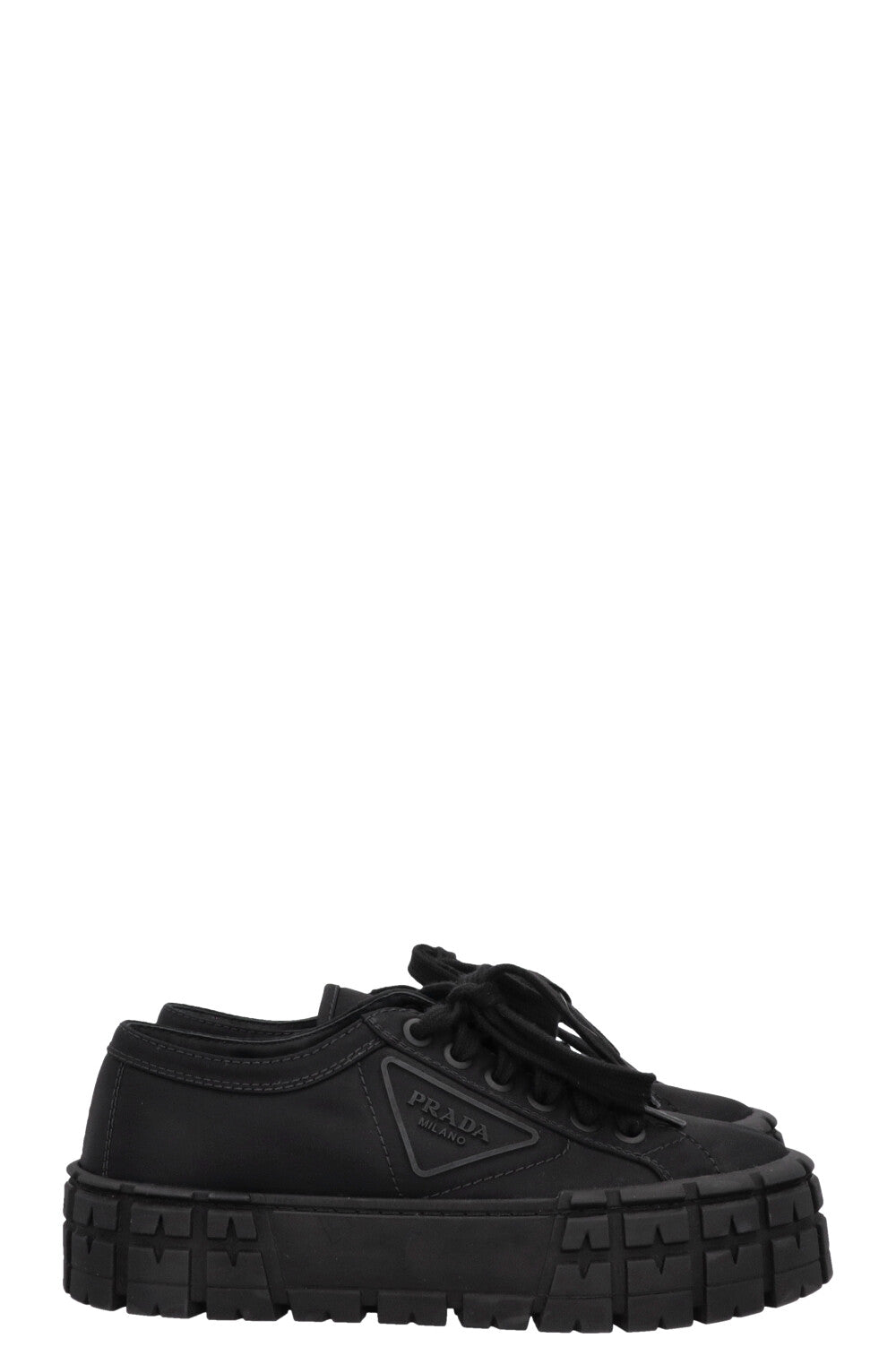 PRADA Re-Nylon Logo Low Top Sneakers Black