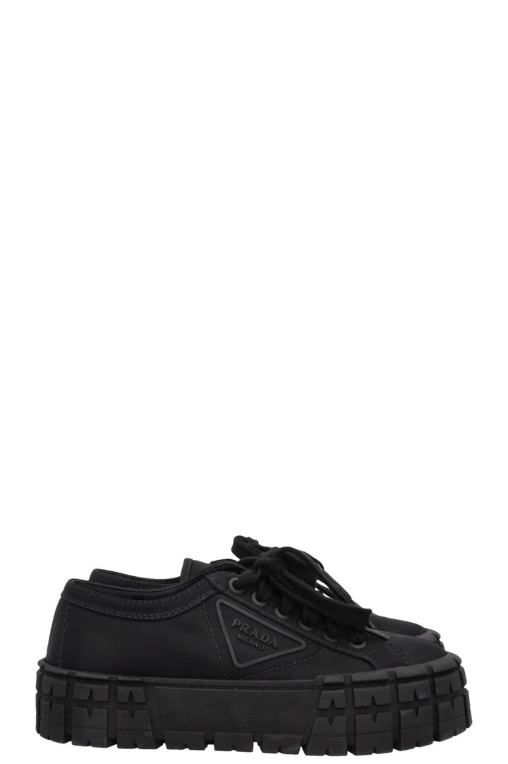 PRADA Re-Nylon Logo Low Top Sneakers Black