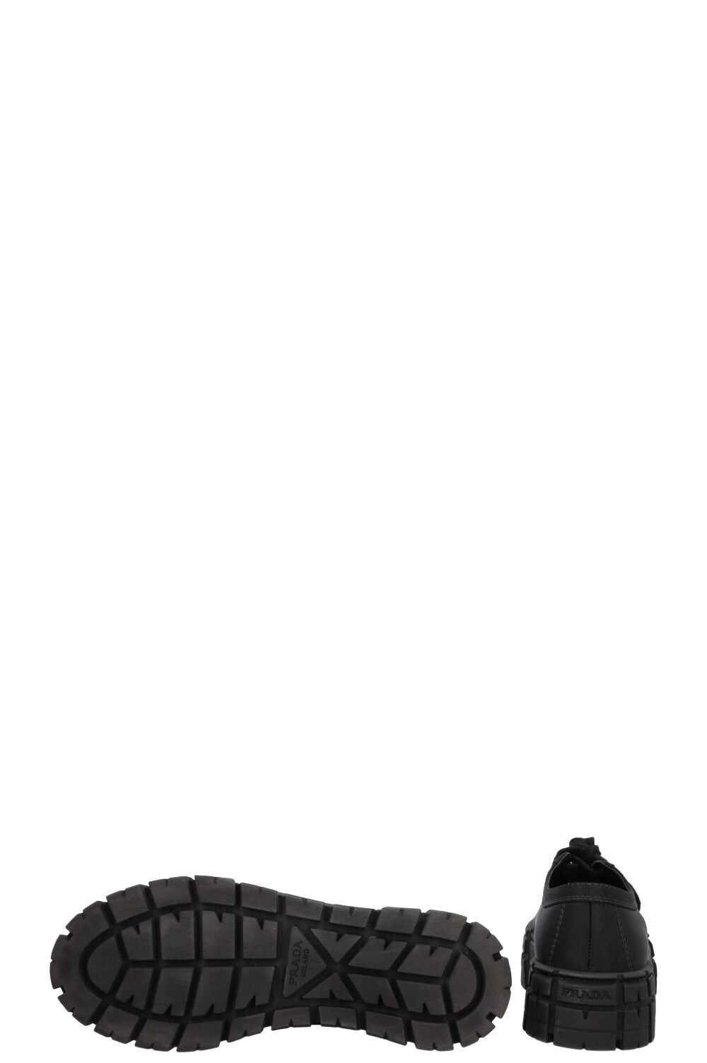 PRADA Re-Nylon Logo Low Top Sneakers Black