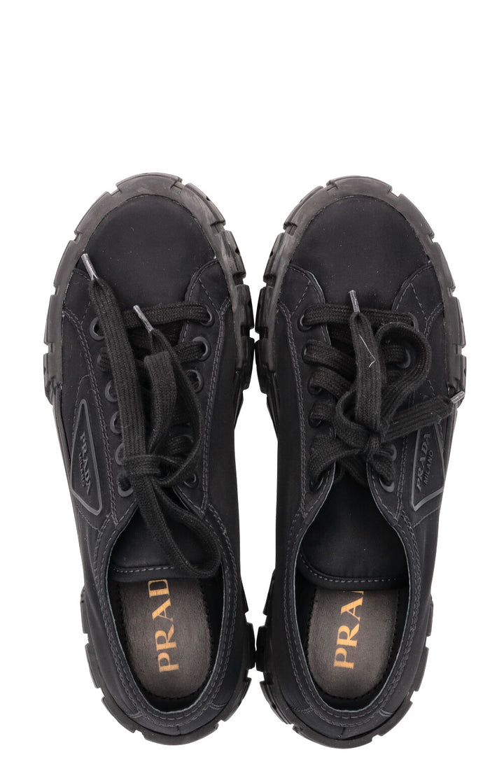 PRADA Re-Nylon Logo Low Top Sneakers Black