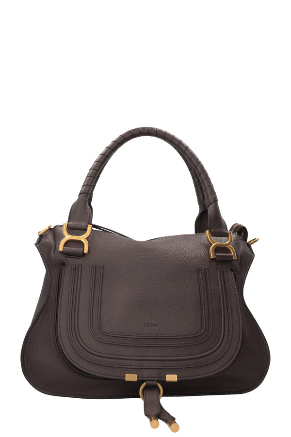 CHLOÉ Marcie Bag Medium Leather Brown