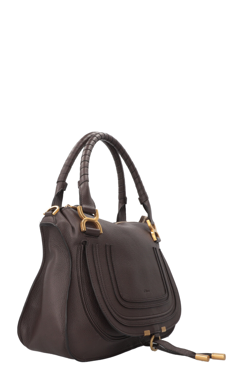 CHLOÉ Marcie Bag Medium Leather Brown