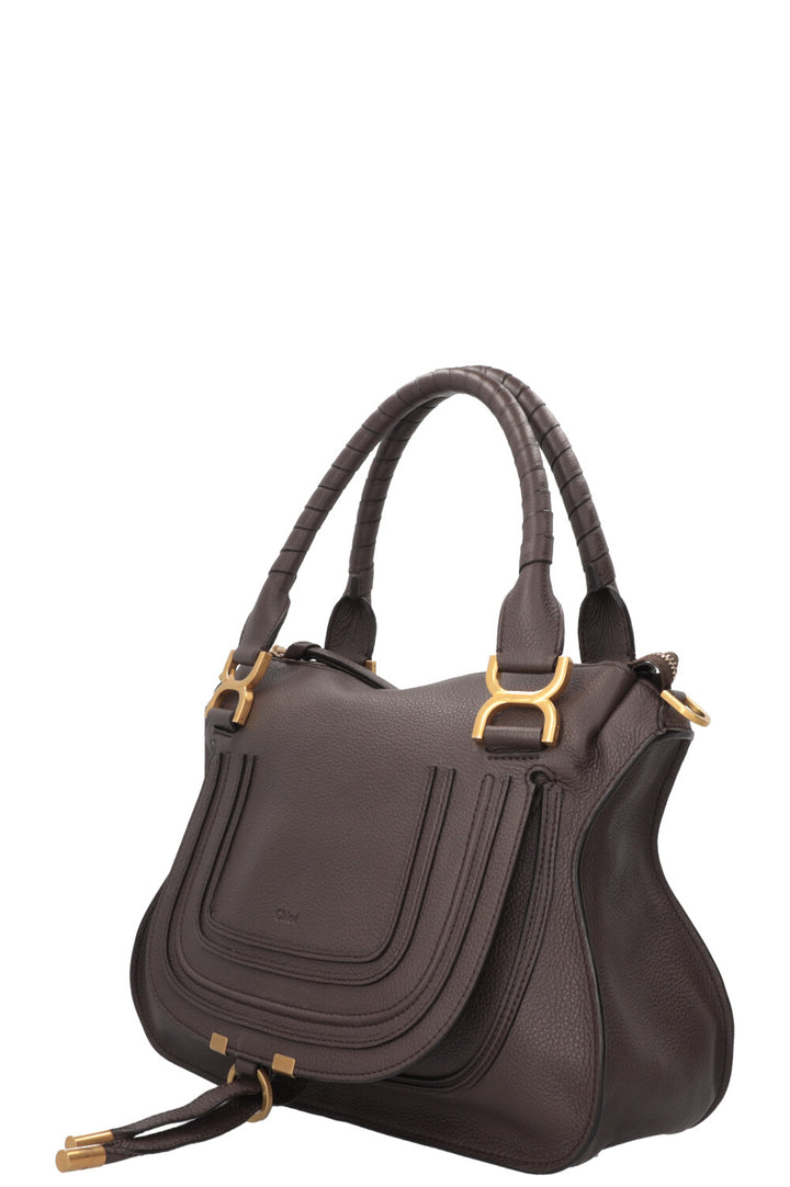 CHLOÉ Marcie Bag Medium Leather Brown