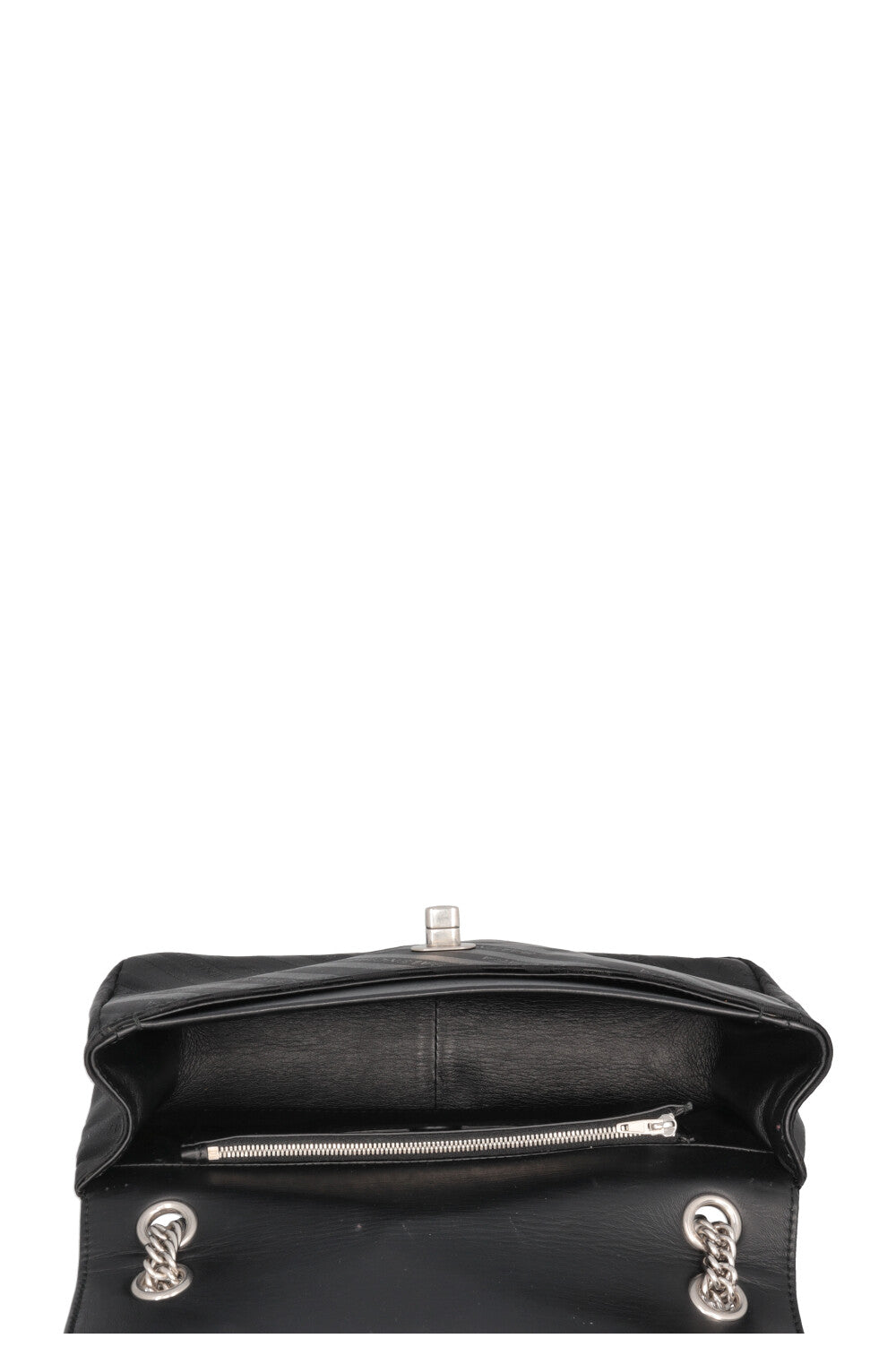BALENCIAGA Lock Satin Jacquard Crossbody Bag