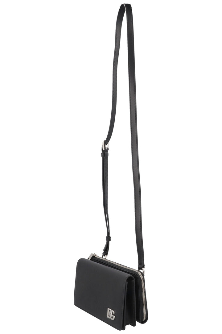 DOLCE&GABBANA DG Logo Crossbody Bag Black