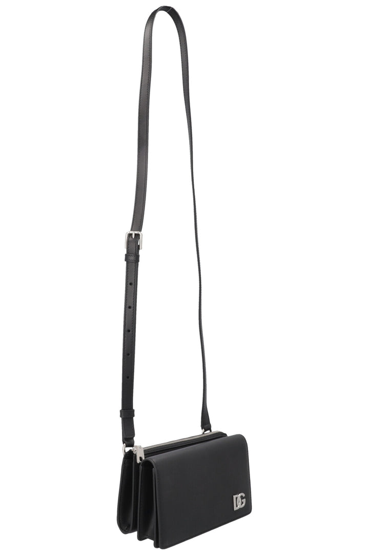 DOLCE&GABBANA DG Logo Crossbody Bag Black