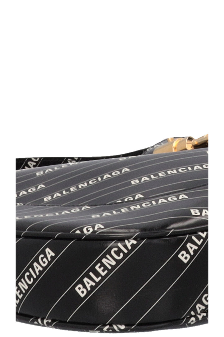 GUCCI X Balenciaga Logo Print Medium Jackie 1961 Hobo Bag
