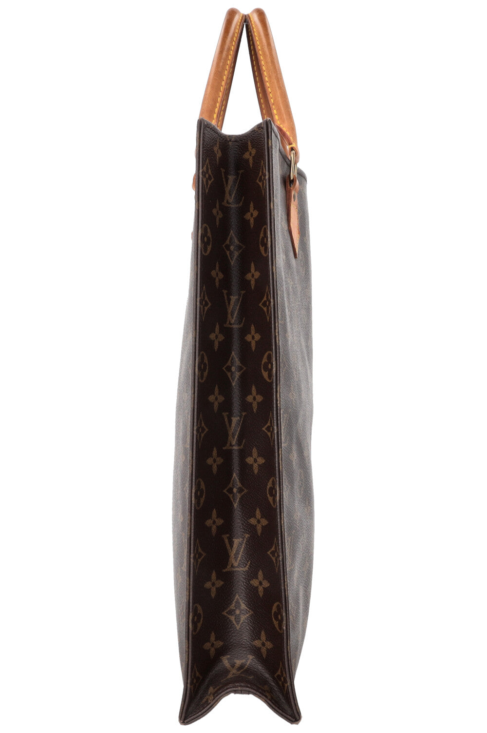 LOUIS VUITTON Sac Plat Tote Bag MNG Canvas