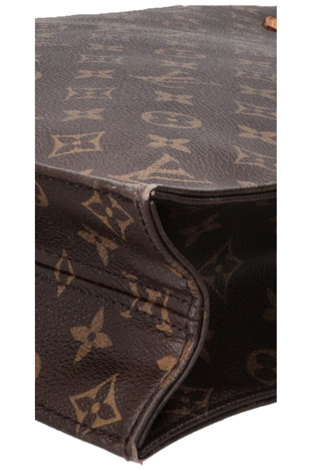 LOUIS VUITTON Sac Plat Tote Bag MNG Canvas