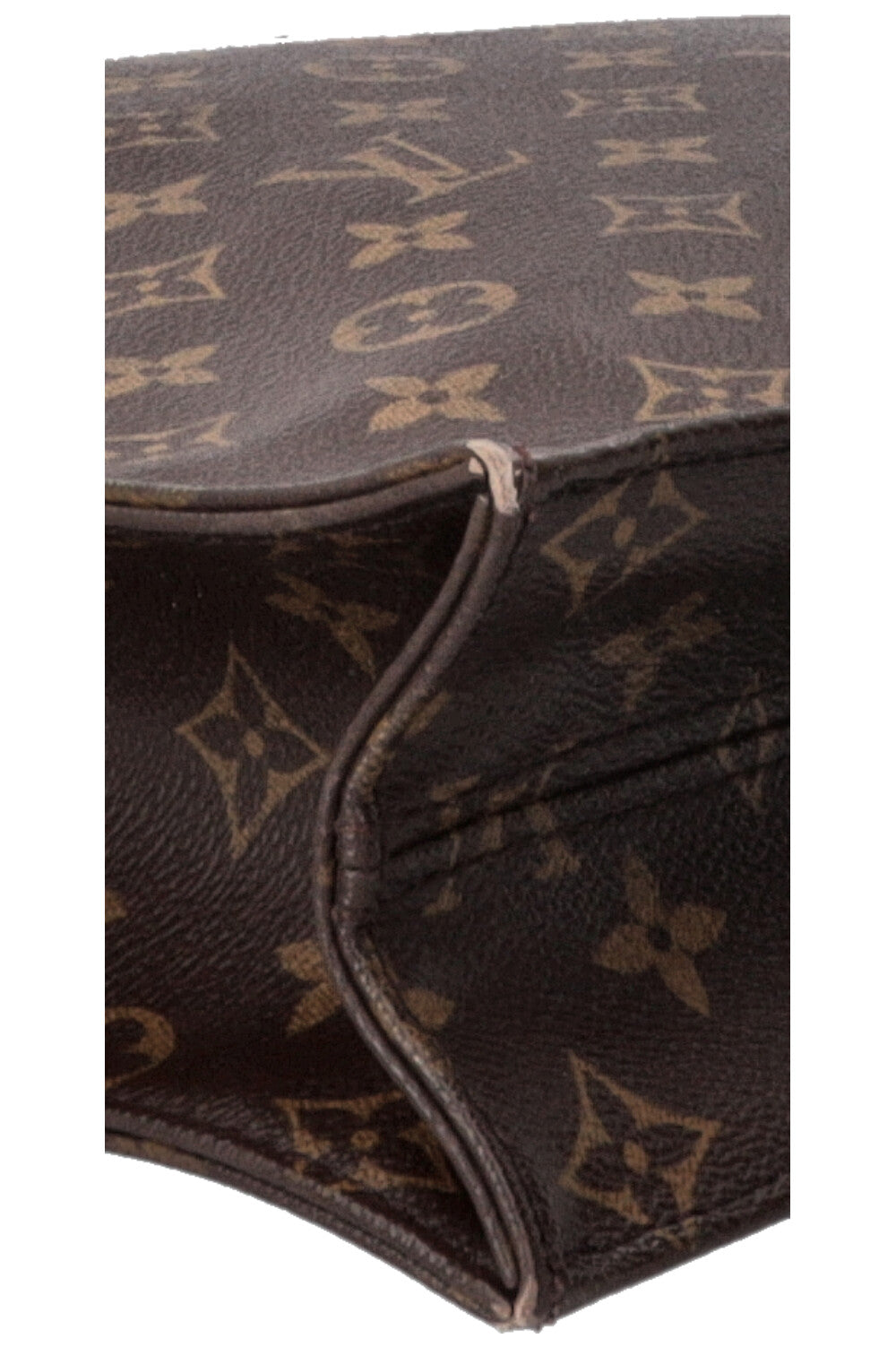 LOUIS VUITTON Sac Plat Tote Bag MNG Canvas