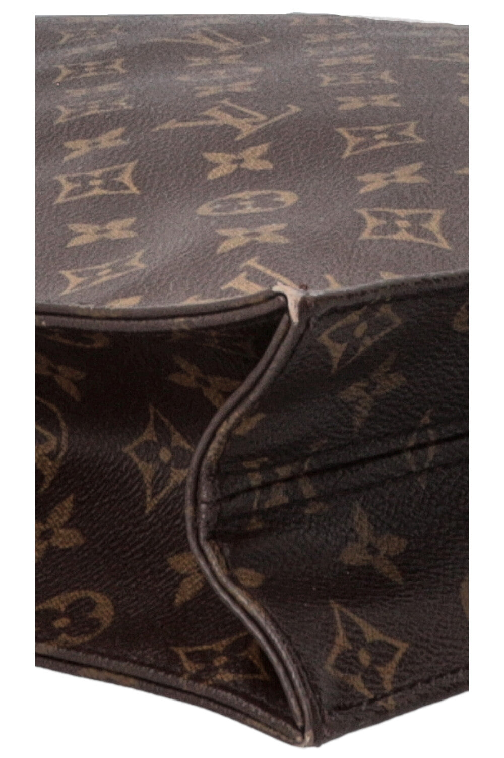 LOUIS VUITTON Sac Plat Tote Bag MNG Canvas