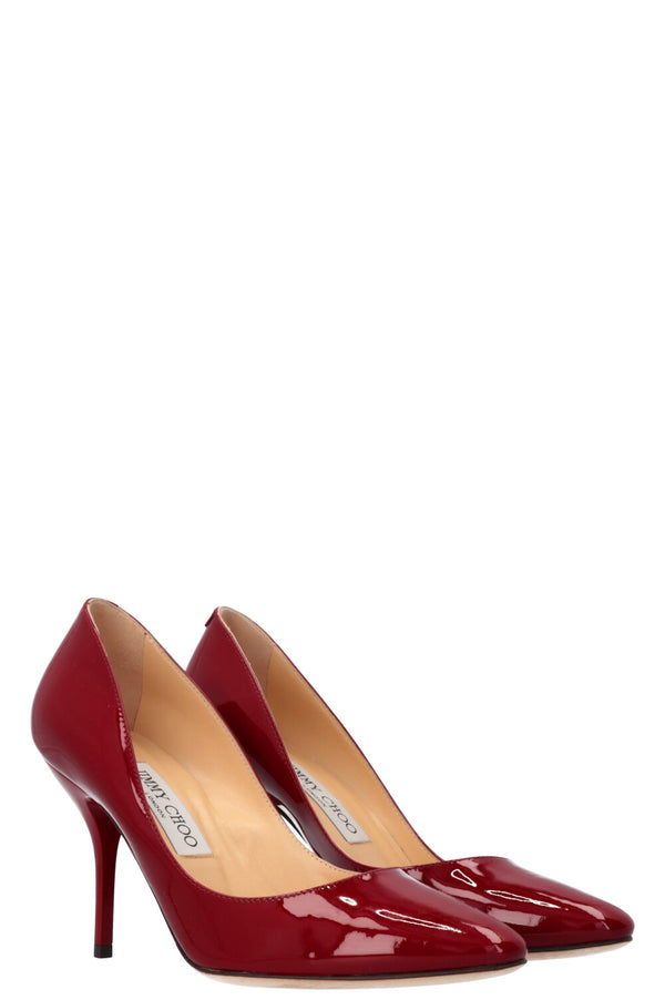 JIMMY CHOO Heels Patent Red