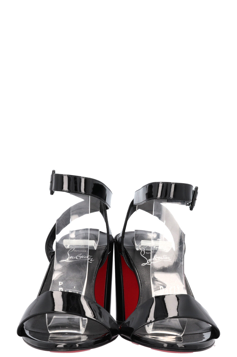 CHRISTIAN LOUBOUTIN Miss Sabina Heels Patent Black