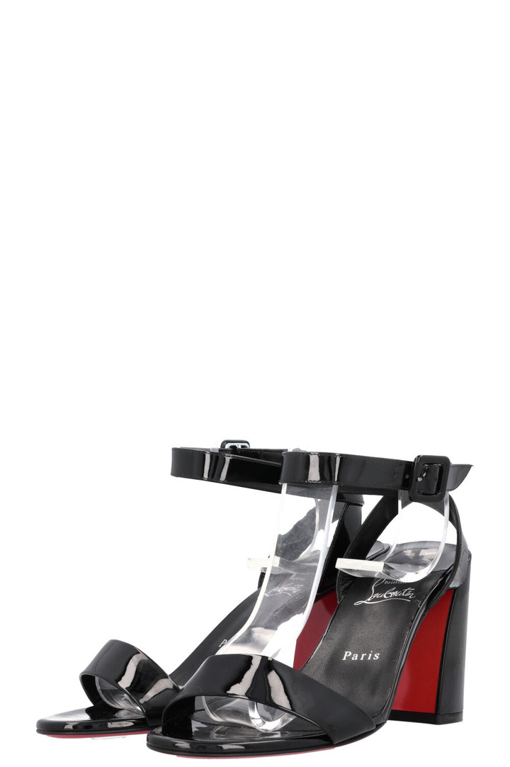 CHRISTIAN LOUBOUTIN Miss Sabina Heels Patent Black