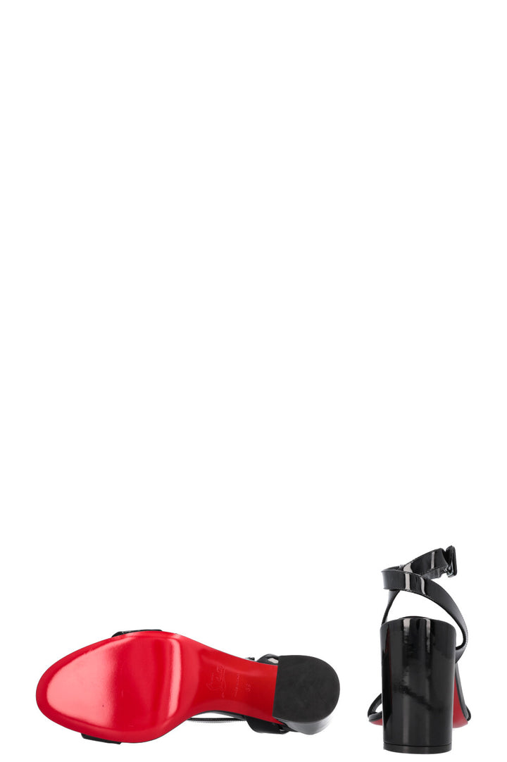 CHRISTIAN LOUBOUTIN Miss Sabina Heels Patent Black