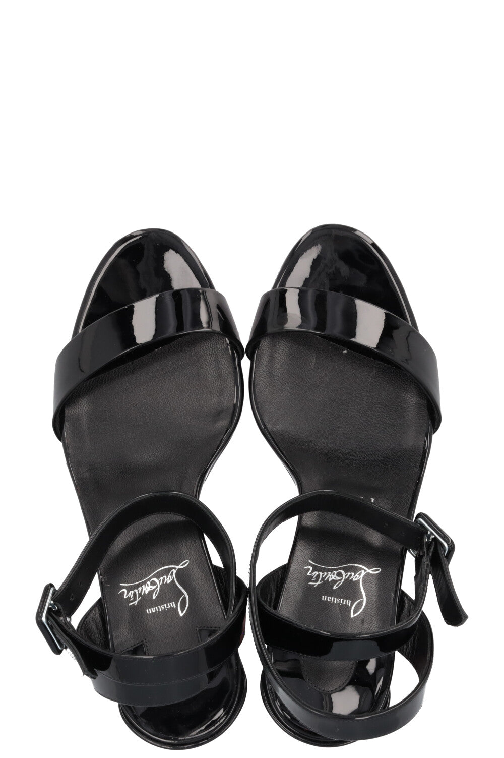 CHRISTIAN LOUBOUTIN Miss Sabina Heels Patent Black