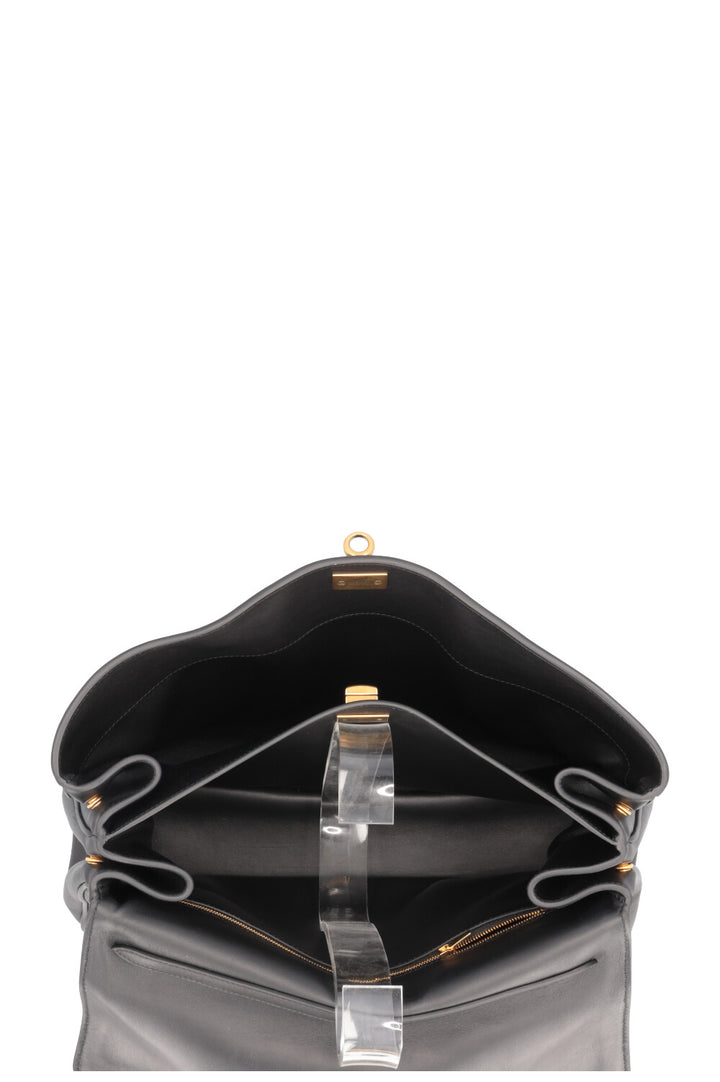 BALENCIAGA Medium Rodeo Bag Leather Black