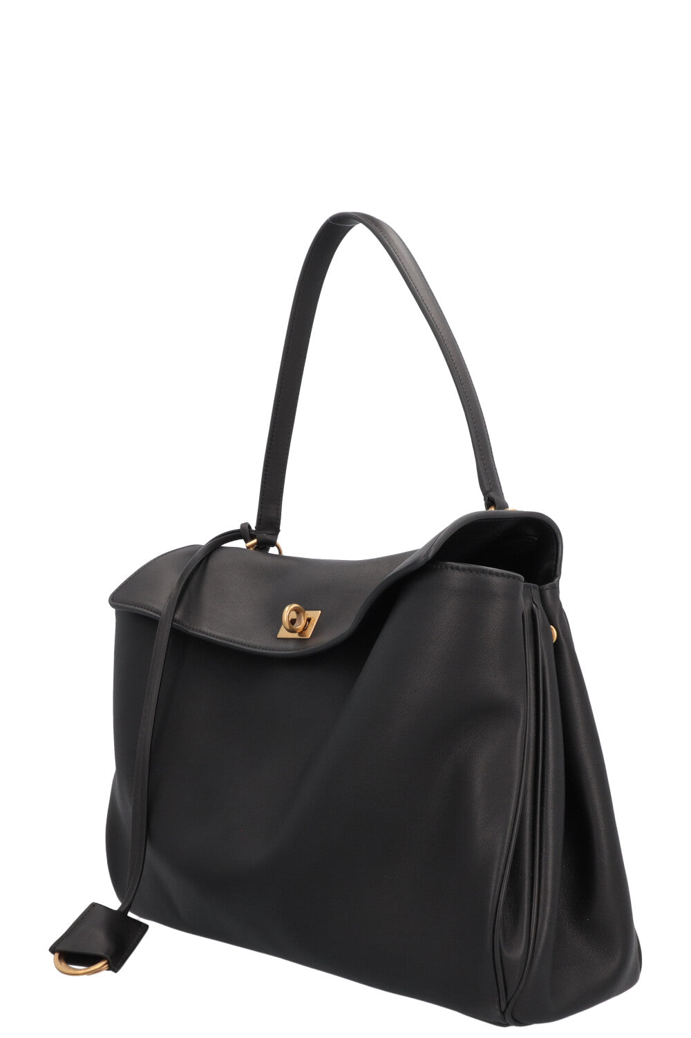 BALENCIAGA Medium Rodeo Bag Leather Black