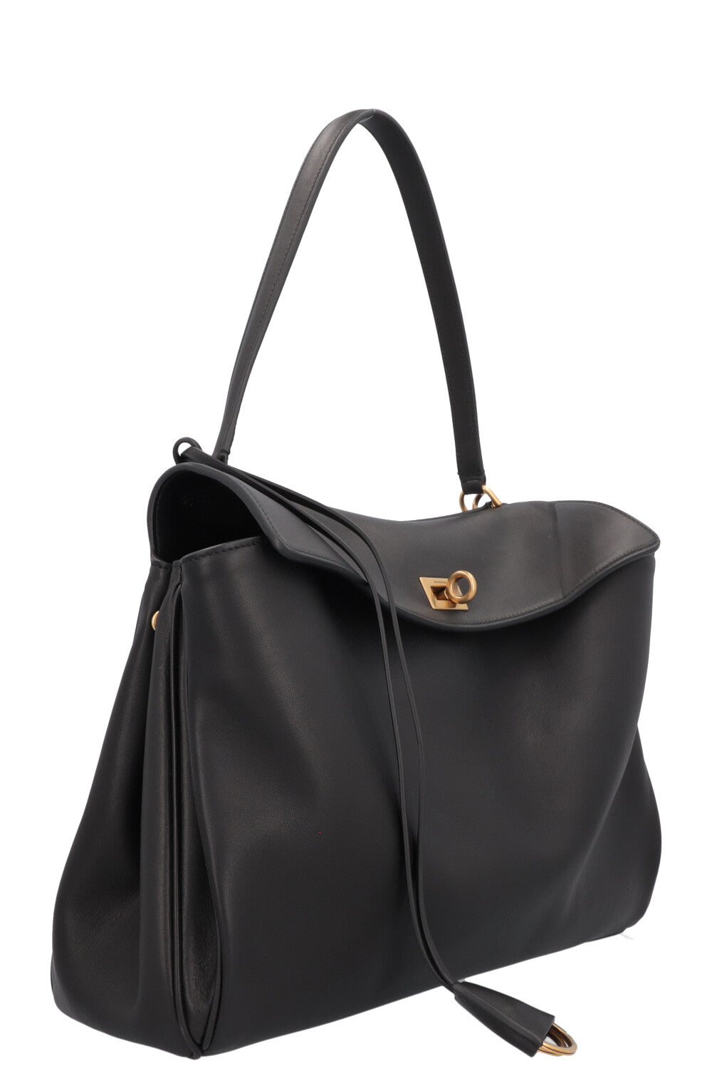 BALENCIAGA Medium Rodeo Bag Leather Black