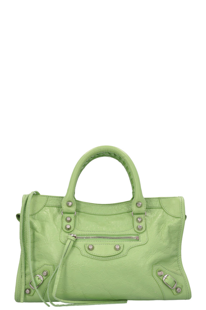 BALENCIAGA Le City Bag Small Green Arena