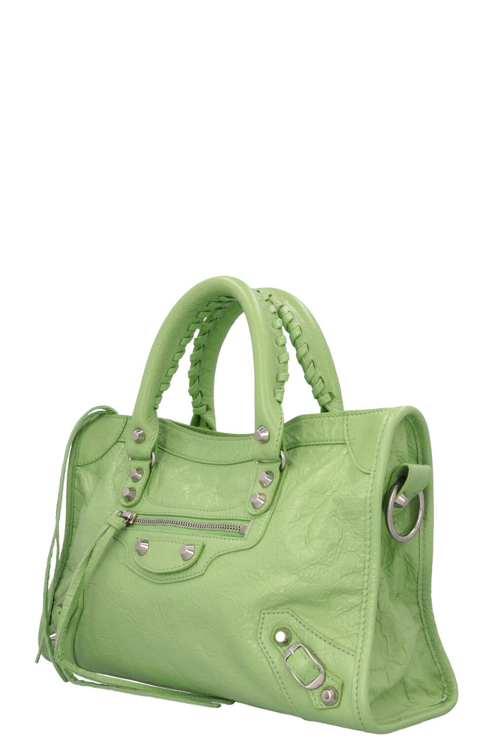 BALENCIAGA Le City Bag Small Green Arena