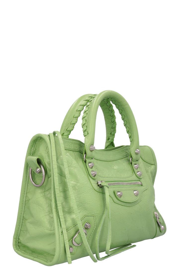 BALENCIAGA Le City Bag Small Green Arena