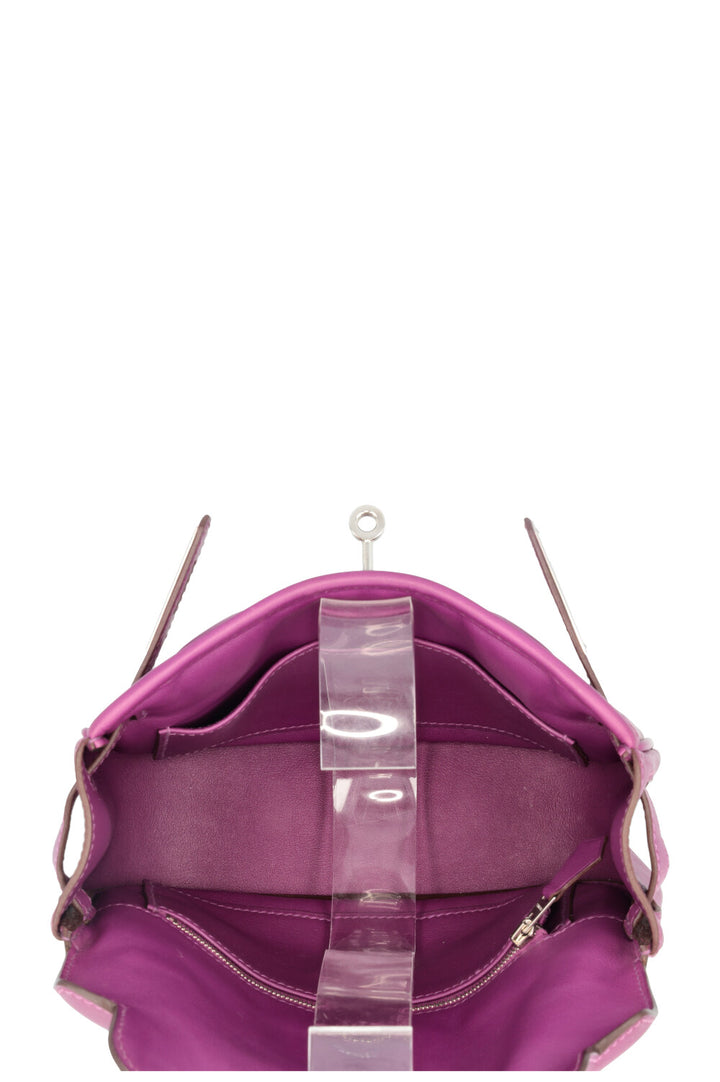 HERMÈS Berline 21 Mini Veau Swift Violet