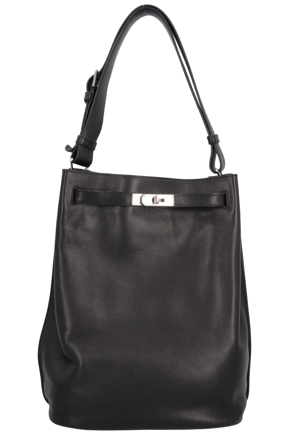 HERMÈS So Kelly 26 Evergrain Noir