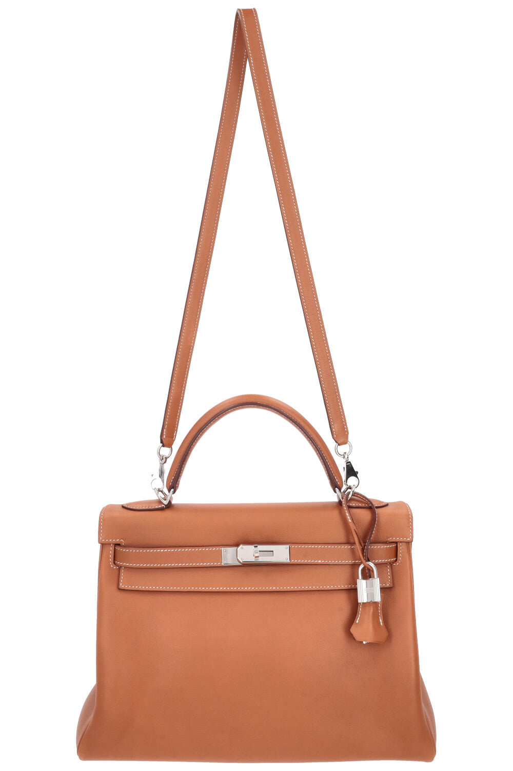 HERMÈS Kelly 32 Retourne Swift Gold