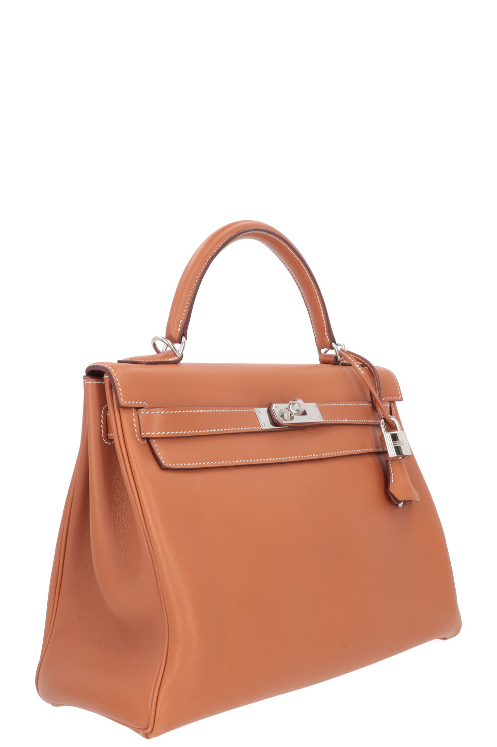 HERMÈS Kelly 32 Retourne Swift Gold