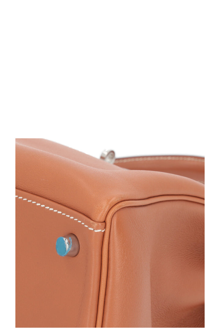 HERMÈS Kelly 32 Retourne Swift Gold