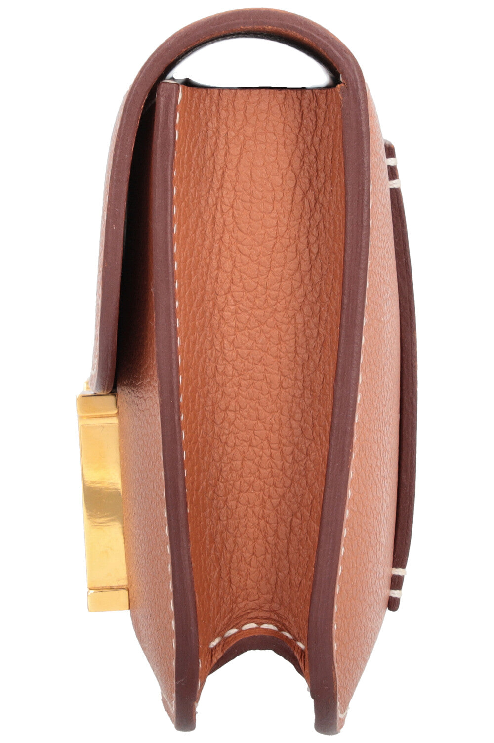 HERMÈS Constance Slim Wallet Evercolor Gold