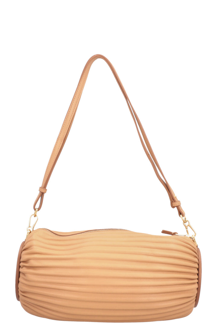 LOEWE Bracelet Pouch Bag Leather Beige