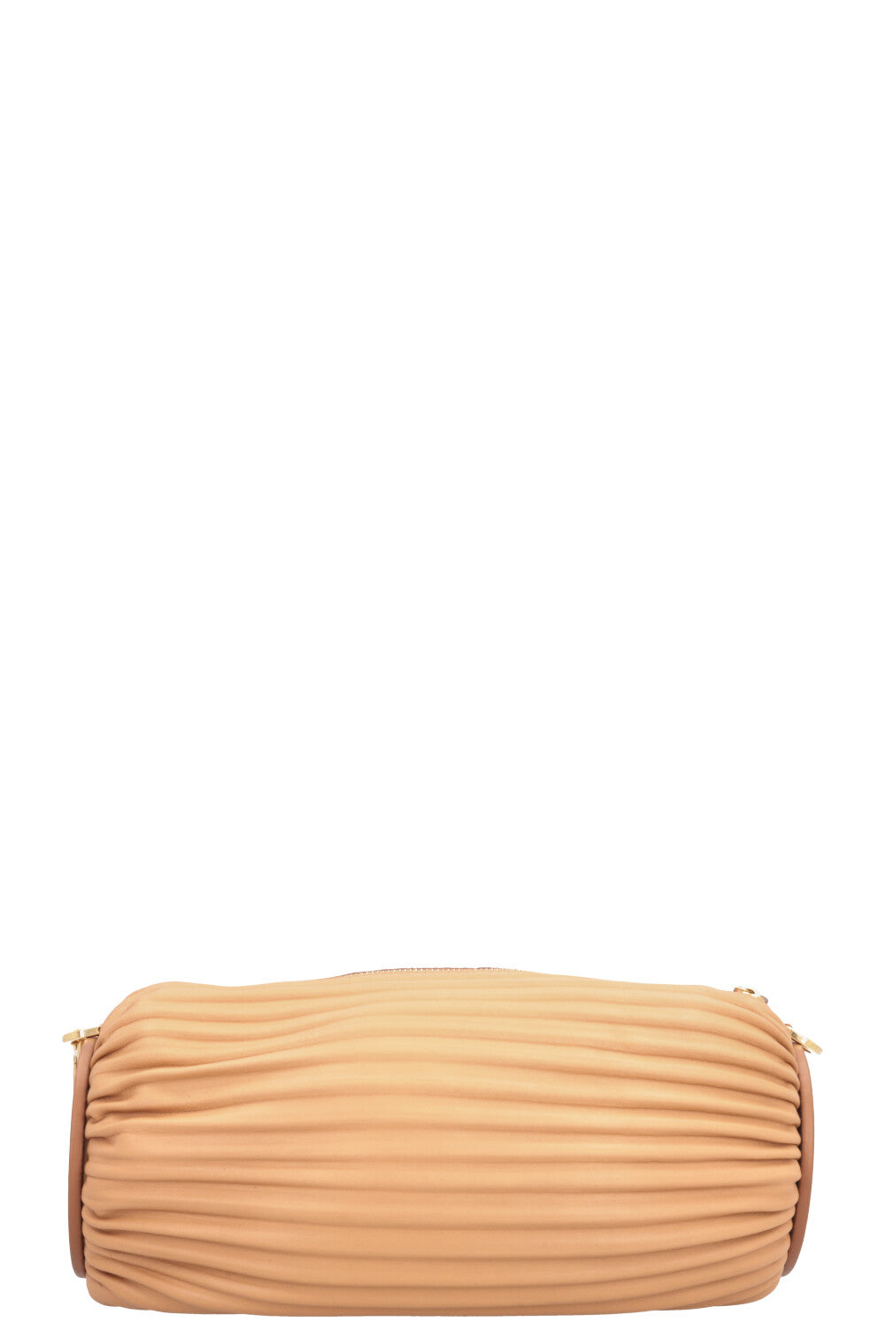 LOEWE Bracelet Pouch Bag Leather Beige
