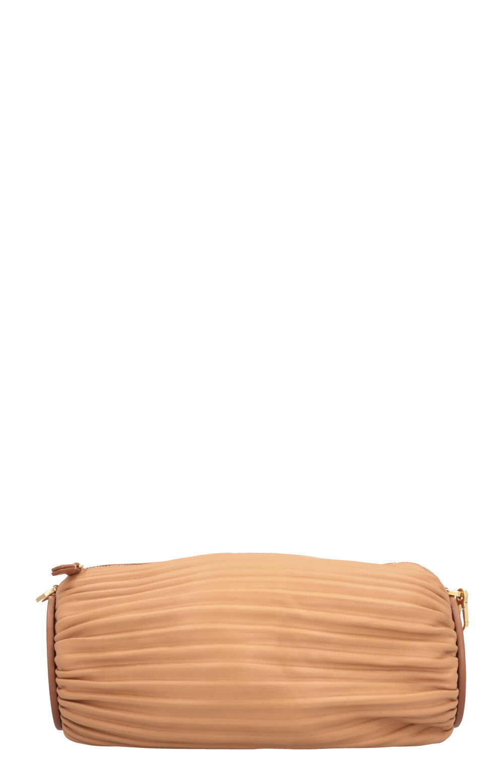 LOEWE Bracelet Pouch Bag Leather Beige