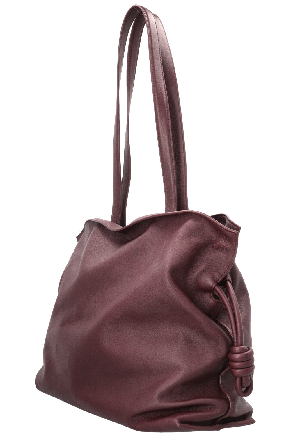LOEWE Large Flamenco Tote Bag Burgundy