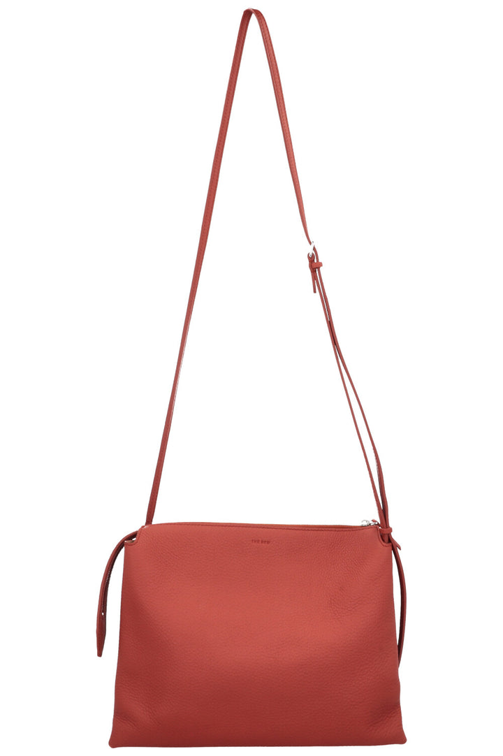 THE ROW Nu Twin Crossbody Bag Leather Red