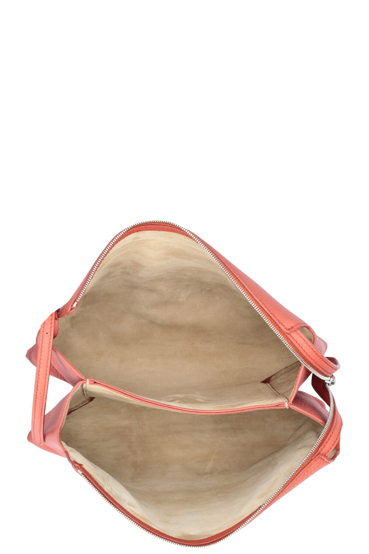 THE ROW Nu Twin Crossbody Bag Leather Red
