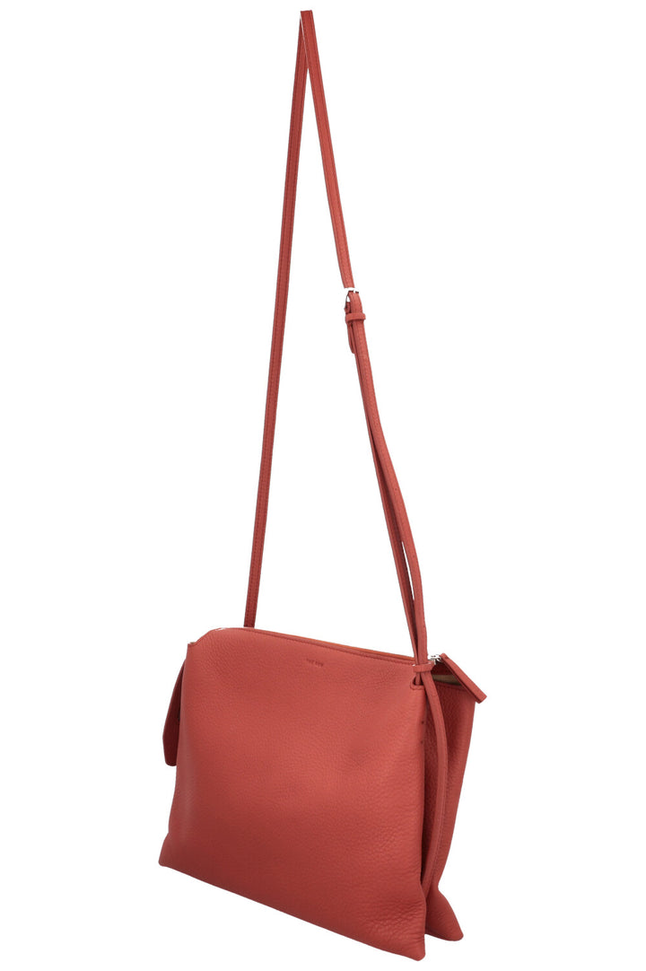 THE ROW Nu Twin Crossbody Bag Leather Red