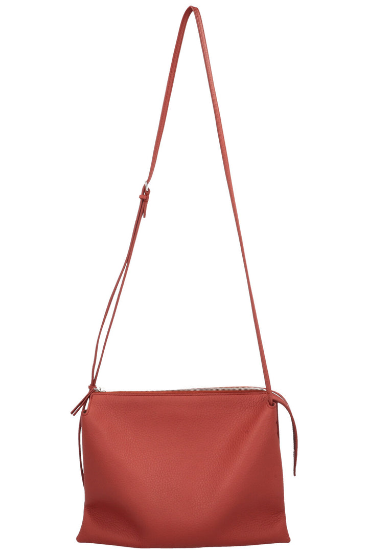 THE ROW Nu Twin Crossbody Bag Leather Red